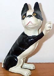 Boston Terrier Doorstop - Sitting Up