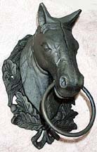 Iron Horse Head with Ring