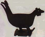 Rooster Iron Boot Scraper