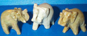 Tiny Soapstone Elephant