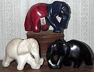 Soapstone 3" Elephant